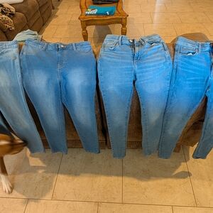 Lot Of Kids Denim Blue Skinny Jeans